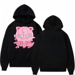 Pok&eacute;mon Joonisfilmide &Uuml;hine 2025 S&uuml;gis/Talv Meeste Kapuutsikas Loose Armas Jigglypuff Animatsiooni Tr&uuml;kiga Vabaaja Trendikas Lahe Kapuutsiga Kampsun S