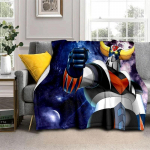 Multifilmist Grendizer Anime Tekk, Pehme Visketekk Kodu Magamistuppa Voodile Diivanile Piknikule Reisimiseks Kontorisse Katteks Lastele 30x40in