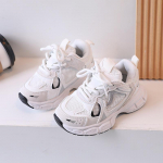 Unisex Lastejalatsid Laste Tossud Beebipoistele Tossud T&uuml;drukute Kingad Clunky Sport Tennis Vabaaja korterid Laste Imikujalatsid S&uuml;gis 36 hall