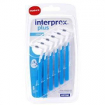 Brosse &agrave; Dents Interdentaire - DENTAID - Interprox Plus C&oacute;nico - 6 unit&eacute;s - Acc&egrave;s facile - &Eacute;limination biofilm