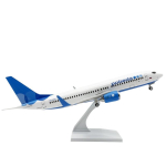 M&otilde;&otilde;tkava 1/130 B737 Vene V&otilde;idu Lennufirma Lennukimudel 30cm Vaikne Lennukim&auml;nguasi Lastele Laste Kingitus Kogumiseks Kaunistuseks valge/sinine
