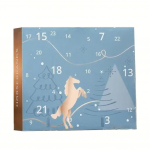 Uusaasta Hobune Advendikalender Suurep&auml;rane J&otilde;ulukingitus 24 P&auml;eva Countdown Hobuseomanikele Ratsanikele Ratsutamise Huvilistele &Uuml;llatused A sinine