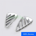 For Mazda CX-3 CX3 2017 2018 Chrome accessories Air Conditioner Vent Outlet Panel Trim Cover Interior Parts Carbon valge