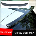 VW Golf 7 MK7 GTI R GTD 2013 jaoks- Black Carbon tagakatuse pakiruumi kaane spoileri tiivad Max Style v&auml;lise h&auml;&auml;lestamise tarvikud Unpainted