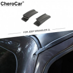 2X Autokatuseluugi K&uuml;ljeline Vihmavee Kaitseava Pikenduseni Juhtija Jeep Wrangler JL JT jaoks