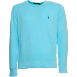 Polo Ralph Lauren Ss25 Logoga Tikitud &Uuml;mmarguse Kaelusega Pikkade Varrukatega Huppar Meeste huppar Hele-Sinine 710899996-014 XL