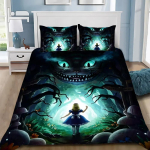 Multikas Alice Imedemaal Tekikott Padjap&uuml;&uuml;r Alice Printsess Voodipesu Komplekt T&auml;iskasvanud Poiss T&uuml;druk Magamistoa Kaunistus Laste Kingitus 100x135cm-2pcs