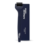 Man Matters Advance Derma Roller 0,5 mm titaanist n&otilde;elad habeme ja juuste kasvu stimuleerimiseks, ohutu ja lihtne kasutada black