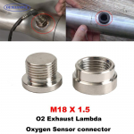 Universal M18x1.5 Weld On Oxygen Sensor Bung & Plug Kit Metal Wideband Nut and Seal Cap Set O2 Sensor tallation Tool