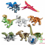Jurassic World Ehitusklotsid Dinosaurusfiguurid Klotsid P&auml;&auml;semisg&uuml;rosf&auml;&auml;riga Tyrannosaurus Indominus I-Rex Montaaž Laste M&auml;nguasjad