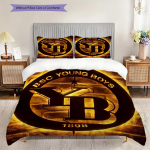 BSC YB Muster Voodipesu Tekikott Tekikott Padjap&uuml;&uuml;r Kodu Dekoratsioon S&uuml;nnip&auml;evakingitus (1 * tekikott + 2 * padjap&uuml;&uuml;ri, ilma s&uuml;damikuta) 135x200cm