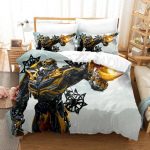 Transformers Voodipesu Komplekt &Uuml;he-, Twin-, T&auml;is-, Queen-, King-suuruses Voodikomplekt T&auml;iskasvanutele/Lastele Magamistoa Tekikoti Komplektid 3D Prindiga Voodilina Komplekt EU Single(135*200cm)3pcs