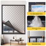 Grafeenist tuulekindlad talvised rulookardinad k&uuml;lmakaitseks ja isolatsiooniks 140cm x 100cm