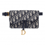 Dior Saddle Klassikaline Kaldprindiga V&ouml;&ouml; Tikitud Sadulakott &Otilde;lakott Risti-keha Kott Naiste kotid Denim-Sinine S5619CTZQ-M928 Basic Set (Bag+Dust Bag)