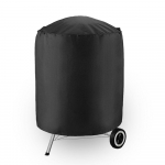 &Uuml;mmargune grillikate V&auml;litingimustes Veekindel Tolmukindel Kettle BBQ kate 210D Oxfordi kangast Tugev Aia BBQ kaitsekattekate UUS 71x73cm must