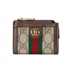 Gucci Ophidia Double G logo lukuga rahakott Naiste rahakott Eebenipruun 699530-96IWG-8745 Box(Basic Set+Box)