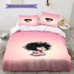 Mafalda Muster Voodipesu, Tekikomplekt Tekikate Padjap&uuml;&uuml;r Kodu S&uuml;nnip&auml;evakingitus (1 * tekikott + 2 * padjap&uuml;&uuml;ri, ilma s&uuml;damikuta) 135x200cm