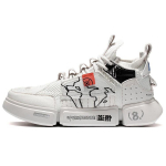 Li Ning Essence 2 ACE Cushioning Slip Resistant Abrasion Resistant Mid top Vintage Basketball Shoes Women's Frost White ABCS012-2 35