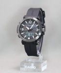 Casio Pro Trek PRW-6611Y-1JF &ndash; P&auml;ikeseenergial t&ouml;&ouml;tav raadiojuhtimisega v&auml;likell, biomassvaigust rihm, meeste must