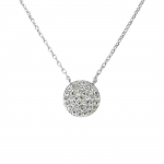 Kaelakee - LOVA LOLA VAN DER KEEN - Teemantring - 925 Sterling Silver - Reguleeritav pikkus 38-43 cm - Naised