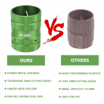 Sisemine v&auml;line toru h&otilde;&otilde;rits Metalltorude j&auml;semete eemaldamise t&ouml;&ouml;riista faasih&otilde;&otilde;rits PVC vasest alumiiniumist terastorude jaoks green