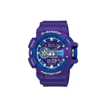CASIO Meeste vedelkristall/analoog kahekordse n&auml;idikuga seeria Lilla k&auml;ekell GA-400A-6A GA-400A-6A Purple Watch Dial