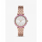 Michael Kors Darci Ombr&eacute; Pav&eacute; Roosa kullatooni k&auml;ekell MK4517 roosa kuldne v&auml;rv