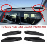 Katuseraami pakiraami siinik Toyota Land Cruiser Prado LC120 FJ120 03-09 jaoks Otsakate Plastikust Kaitse Lexus GX470 03-09 jaoks