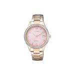 CITIZEN Ecology Drive kollektsioon 50m veekindel valgusj&otilde;ul t&ouml;&ouml;tav kvartsmehhanism roostevabast terasest rihm EO1183-84X Rose Gold Strap