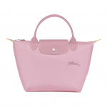 Longchamp Le Pliage Green H&otilde;bedane Metallist Riistad Nahast T&otilde;mblukuga Kotike V&auml;ike Roosa Naiste T&otilde;mblukuga Kotike 1621919P75 Basic Set (Bag)