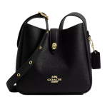 Coach Hadley 20 Nahast &Otilde;la Crossbody Kott Naiste kotid Must CAL60-IMBLK Basic Set (Bag+Dust Bag)