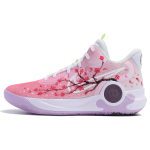 Nike KD Trey 5 IX Cushioning Slip Resistant Abrasion Resistant Mid top Vintage Basketball Shoes Unisex White Pink DJ6922-100(Team242-) 43 white