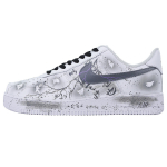 Nike 07 Air Force 1 libisemiskindlad kulumiskindlad madalad rulaketsid Unisex Valge Hall CW2288-111(Team41-) 38