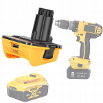 Rosfix Dewalt DC9096 Adapter Dewalti akule (DCA1820) Kollane - Must