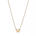Tiffany & Co. Elsa Peretti&reg; Pea 18K Kuldne Kaelakee Naiste kaelakee GRP11431 Box+Shopping Bag,6.5mm