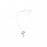 Swarovski Dellium Bambusekujuline Moodne Roodiumiga Pinnatud Kaelakee Naiste kaelakee H&otilde;bedane 5645369 Box (Random Color)