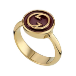 Gucci Blondie Logo Disain Mood Ehted Email Metall S&otilde;rmus Unisex ehted Kuldne 815131J16308036 M