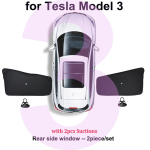 Tesla Model 3 2024 Highland k&uuml;ljeakna p&auml;ikesekate kate iminapp eesmise ja tagumise tuuleklaasi p&auml;ikesesirm privaatsus Model Y 2023 p&auml;ikesekate