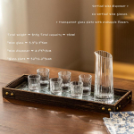 6 untsi Creative Shot klaasikomplekt, kerge luksuslik alkoholidosaator, ideaalne peo jaoks, kodubaar, v&auml;lik&auml;mping, ainulaadsed joogin&otilde;ud