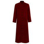 Halloween Cos Kost&uuml;&uuml;m Keskaegne Munga R&uuml;&uuml; V&otilde;luri R&otilde;ivad Vaimuliku Kleit Kiriku Preester Vaimuliku Kleit Wine Red M black