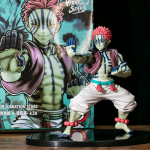 20CM Anime Kuju Demon Slayer Juuni Kitsuki Akaza Lahingumudel M&auml;nguasi Kingitus PVC Kuju Uus Staatiline Lauakaunistus Karbis Kollektsioon No box