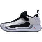 Jordan Luka 4 Low top Children's Basketball Shoes White Black Children Aged 3 7 Years Old HJ5226-101 28 gray