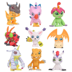 9 tk/komplekt Jaapani Anime Digitaalne Monster Digimon Kujukesed M&auml;nguasjad pack by bag