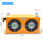 Kahe ventilaatoriga 60L/MIN AH0608TL-CA H&uuml;draulika&otilde;li jahuti CNC masina jaoks T&ouml;&ouml;stuslik &otilde;hk-soojusvaheti AH0608TL-CA AC220V