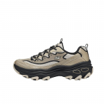 Skechers Outdoor Naiste V&otilde;rk-S&uuml;nteetiline Nahk &Uuml;mar Nina Paks Tald Paelkinnitusega P&otilde;rutust Neelav Hingav Madal L&otilde;ige Isa Kingad Laste toss 180399-TPBK 36