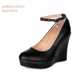 8cm 10cm Elegantne Mugav Ehtne Nahk Kingad Naiste Pumbad Platvorm 2025 Kevad S&uuml;gis K&otilde;rged Kontsad Kiilud Kingad Mudel Kontor 33