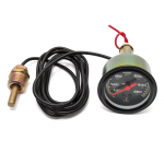 2 52mm Metallist Mehaaniline Termomeeter 38-121℃/100-250℉ Auto Vee Temperatuuri M&otilde;&otilde;tur NPT 1/2-14 Anduriga 12V Autole Paadile Veoautole S&otilde;idukile must