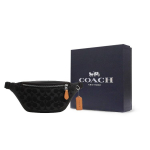 COACH Warreni kangast ja lehmanahast &otilde;lakott, Crossbody kott Suur Unisex S&uuml;simust One Size must