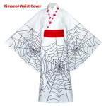 Demon Slayer Kimetsu No Yaiba Rui Cosplay Kost&uuml;&uuml;m Painduvast Materjalist Cosplayks ja Teatrilavastusteks M white