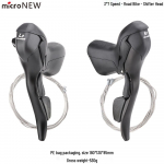 MicroNew Kahekordse Juhtimisega Maanteeratta K&auml;iguvahetajad: 2/3-k&auml;iguline Esimene, 7/8/9/10/11-k&auml;iguline Tagumine K&auml;iguvahetaja. Compatible with Shimano/Microshift